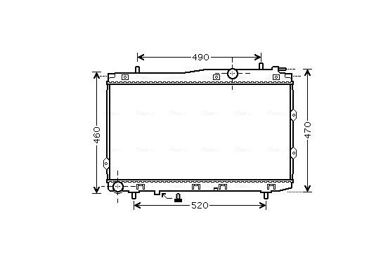 Radiateur KA2086 Ava Quality Cooling