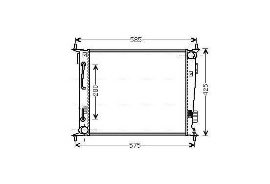 Radiateur KA2185 Ava Quality Cooling