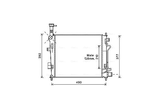 Radiateur KA2190 Ava Quality Cooling