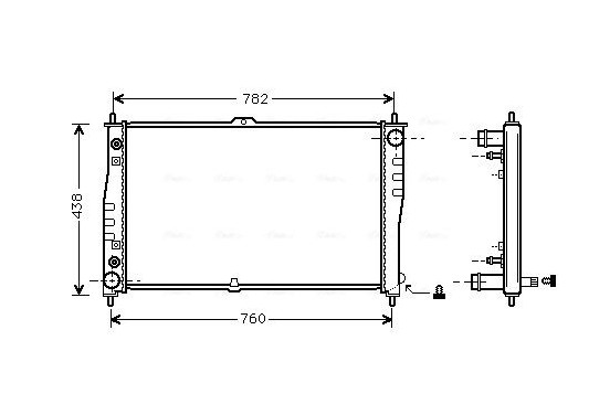 Radiateur KAA2019 Ava Quality Cooling