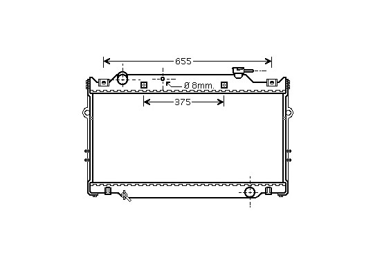 RADIATEUR LANDCRUISER 45i MT 92-96 53002370 International Radiators