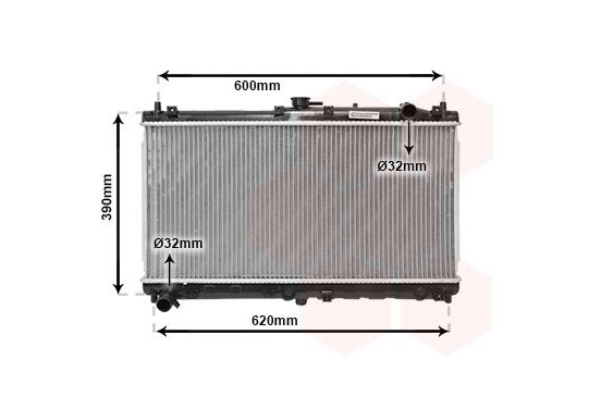 RADIATEUR MAZDA MX5 1.6 / 1.8   VANAF 1998 MZ2138 International Radiators