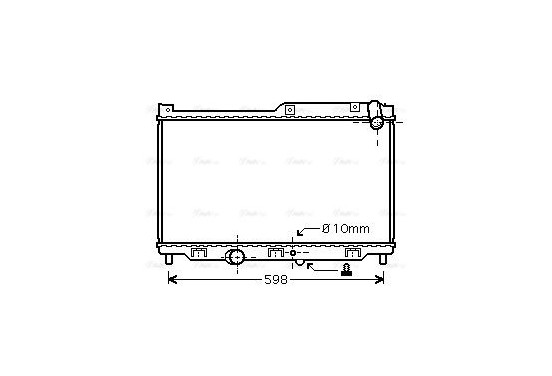 RADIATEUR MAZDA RX7 22i MT 92- 27002179 International Radiators