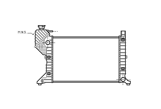 RADIATEUR MB SPRINTER MT zonder AIRCO 95-99 30002181 International Radiators