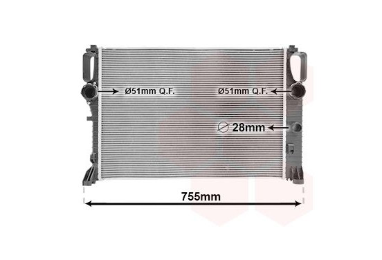 RADIATEUR MB W211 E-Cl 02- 30002394 International Radiators