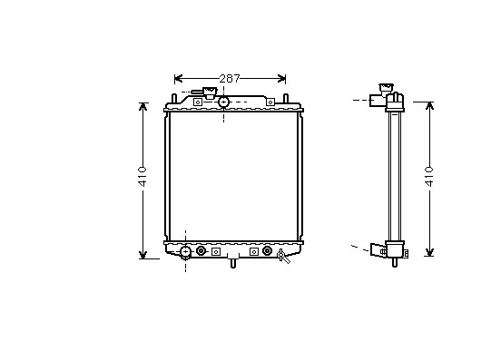 RADIATEUR Move 850 Aut. '94- 11002049 International Radiators