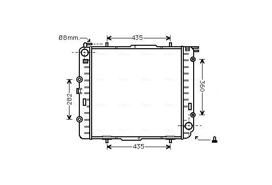 Radiateur MS2038 Ava Quality Cooling