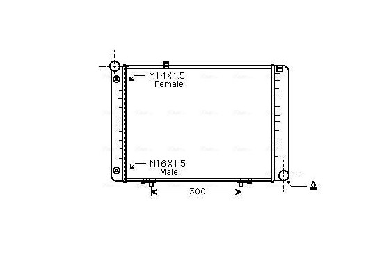 Radiateur MSA2074 Ava Quality Cooling