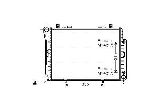 Radiateur MSA2144 Ava Quality Cooling