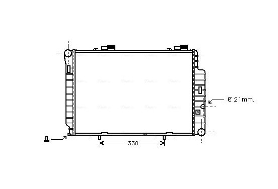 Radiateur MSA2234 Ava Quality Cooling