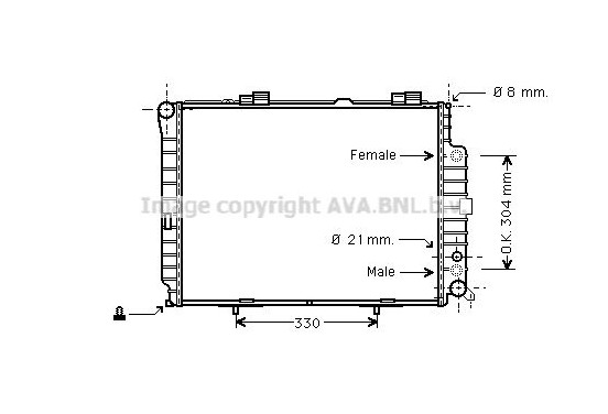 Radiateur MSA2305 Ava Quality Cooling