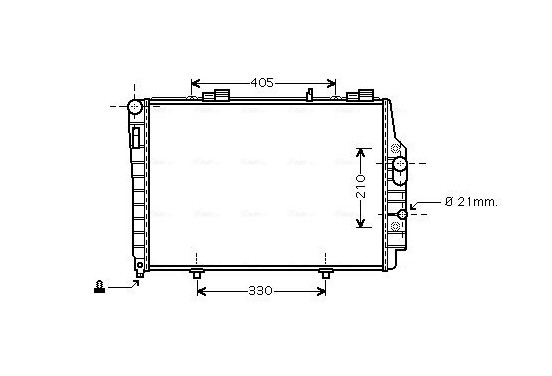 Radiateur MSA2337 Ava Quality Cooling