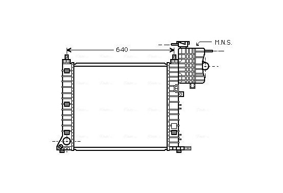 Radiateur MSA2349 Ava Quality Cooling