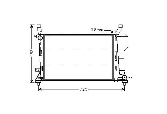 Radiateur MSA2363 Ava Quality Cooling