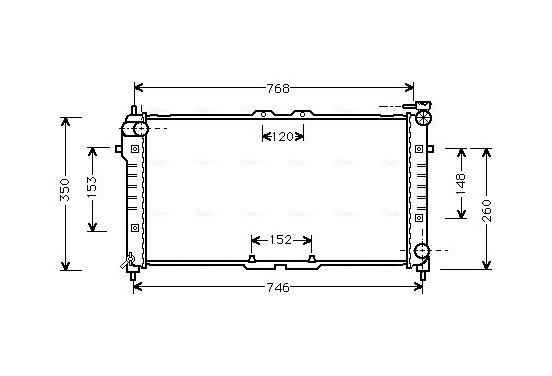 Radiateur MZ2027 Ava Quality Cooling