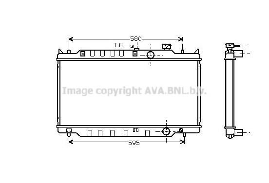 Radiateur MZ2117 Ava Quality Cooling