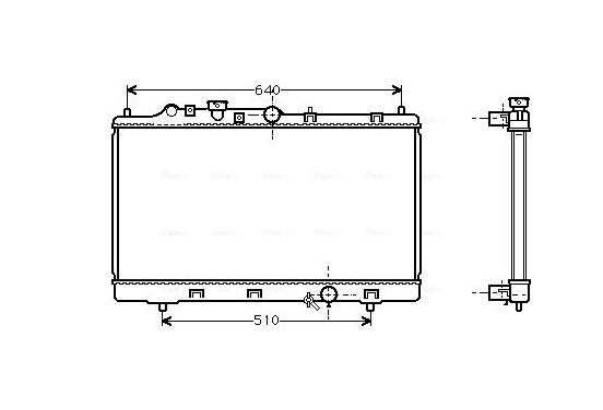 Radiateur MZ2153 Ava Quality Cooling