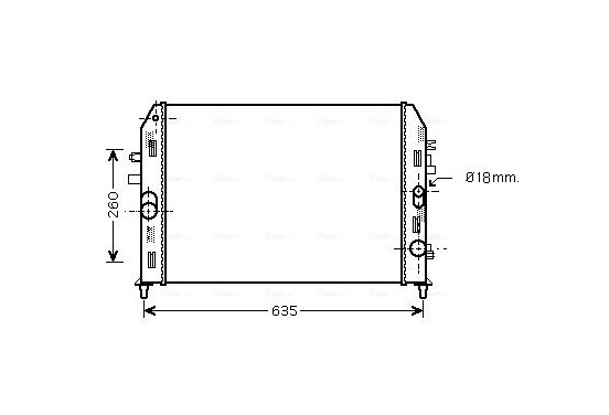 Radiateur MZ2205 Ava Quality Cooling