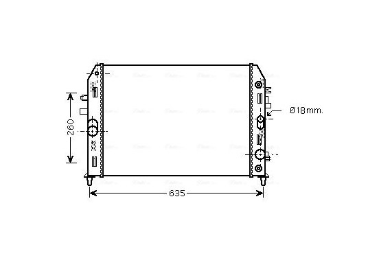 Radiateur MZ2206 Ava Quality Cooling