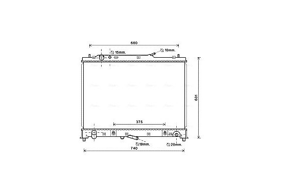 Radiateur MZ2245 Ava Quality Cooling