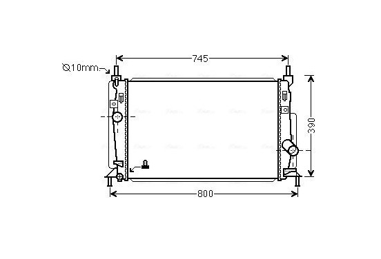 Radiateur MZ2246 Ava Quality Cooling