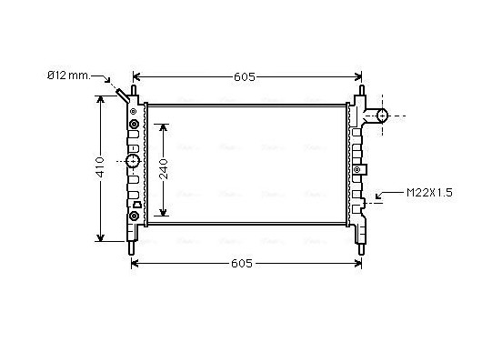 Radiateur OL2026 Ava Quality Cooling