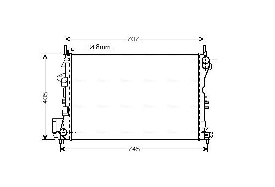 Radiateur OL2338 Ava Quality Cooling