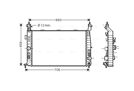 Radiateur OL2348 Ava Quality Cooling