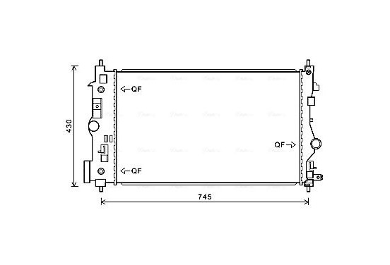 Radiateur OL2547 Ava Quality Cooling