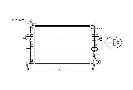 Radiateur OLA2255 Ava Quality Cooling