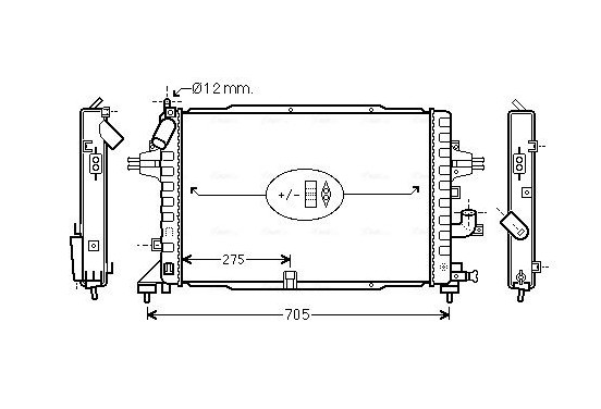 Radiateur OLA2383 Ava Quality Cooling