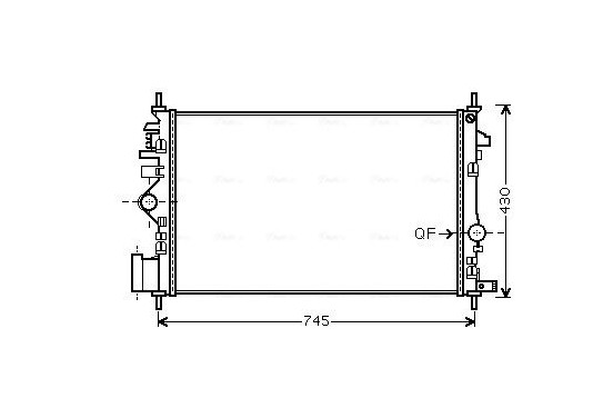 Radiateur OLA2474 Ava Quality Cooling