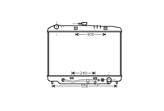 RADIATEUR OPEL MONTEREY AT AC 91-97 37002180 International Radiators