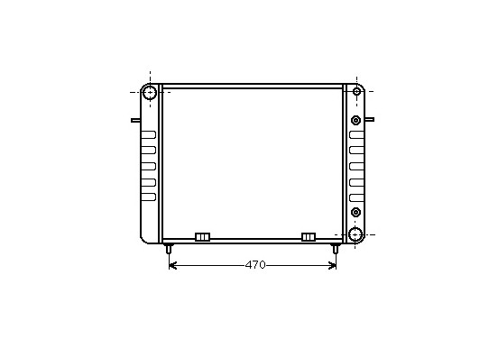 RADIATEUR   OPEL REK.E DIESEL AU 37002102 International Radiators