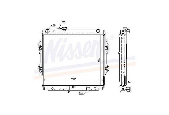 Radiateur - Origineel 64599A Nissens