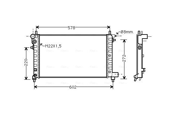 Radiateur PE2149 Ava Quality Cooling