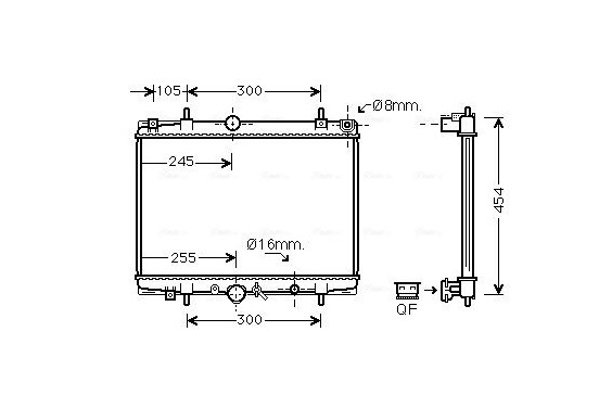 Radiateur PEA2200 Ava Quality Cooling