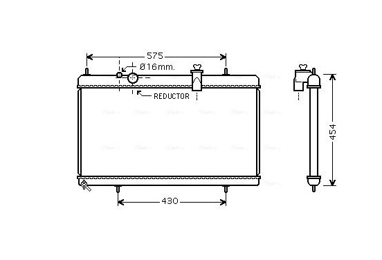 Radiateur PEA2256 Ava Quality Cooling