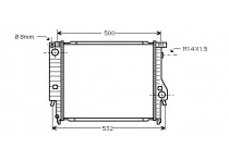 RADIATEUR RADIATEUR BMW 325 87-90