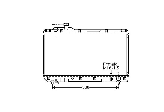 RADIATEUR RAV4/FUNCRUISER MT 94-97 53002219 International Radiators