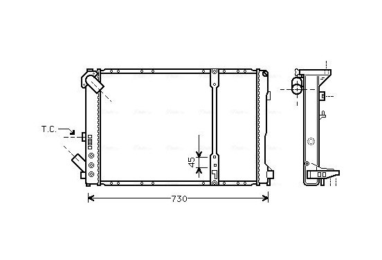 Radiateur RT2209 Ava Quality Cooling