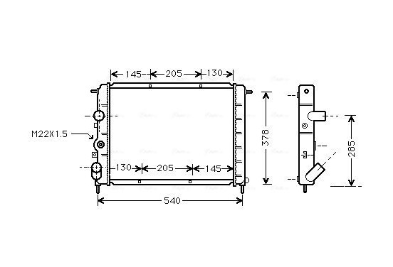 Radiateur RT2258 Ava Quality Cooling