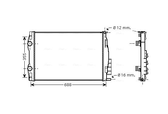 Radiateur RT2387 Ava Quality Cooling