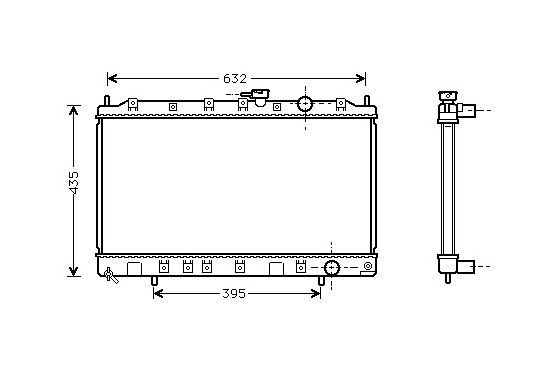 RADIATEUR SPACE WAGON2 2.0i MT 93- 32002131 International Radiators