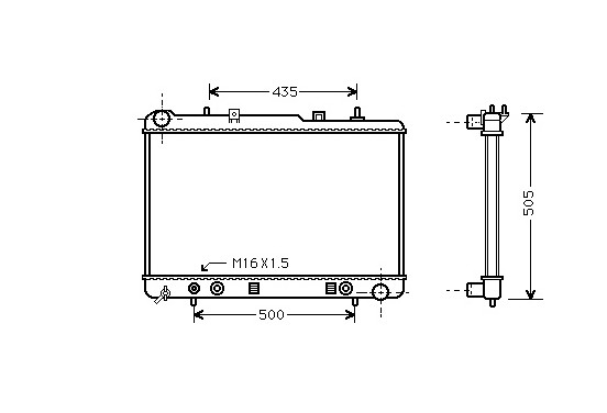 RADIATEUR SSANGYONG MUSSO 81002025 International Radiators