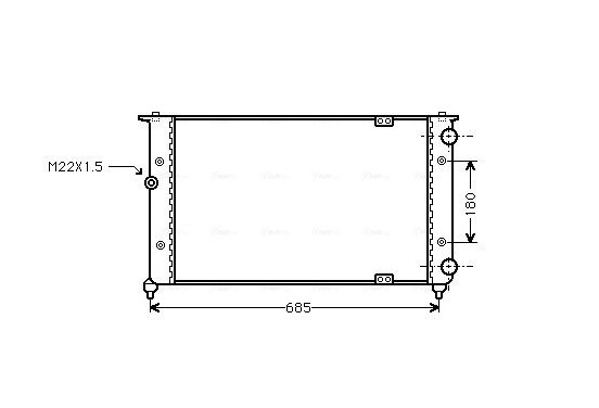 Radiateur ST2021 Ava Quality Cooling