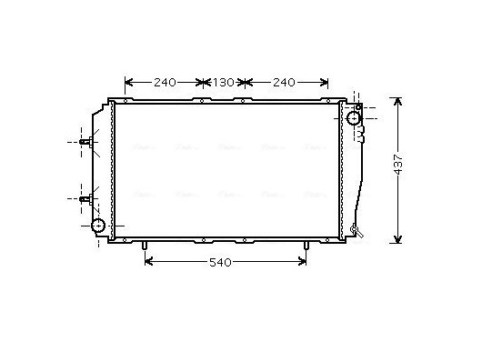 Radiateur SU2055 Ava Quality Cooling