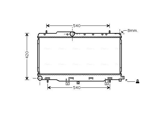 Radiateur SU2057 Ava Quality Cooling