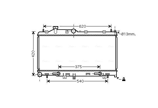 Radiateur SU2068 Ava Quality Cooling