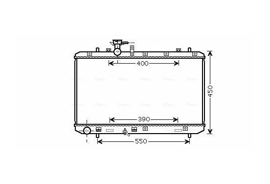 Radiateur SZ2084 Ava Quality Cooling